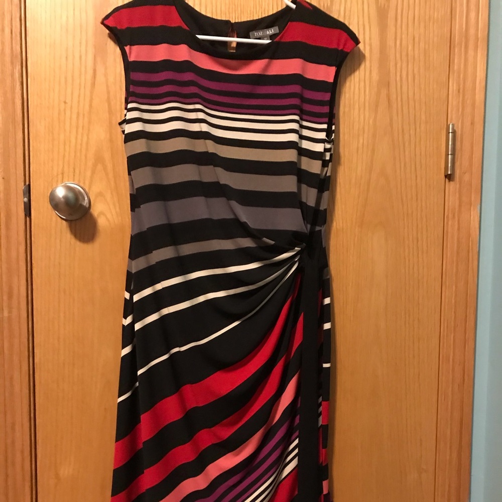 Multicolor striped dress